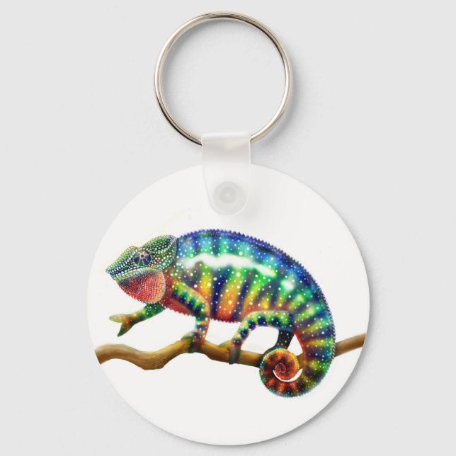 Panther Chameleon Chaveiro (Frente)