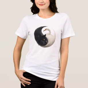 Panther e Crane Yin Yang Ink Art