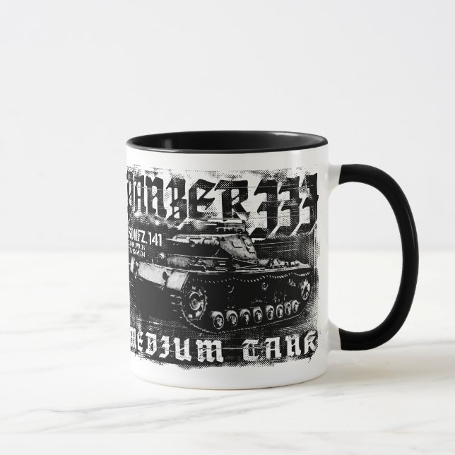 Panzer III caneca da campainha de 11 onças (Direita)