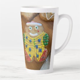 Pão de gengibre e biscoitos de menina caneca de Na