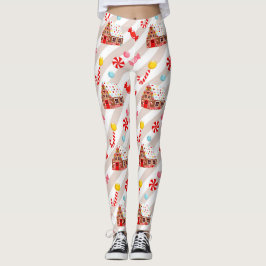 Pão de gengibre Leggings de Natal