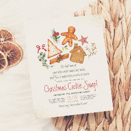 Pão-Gengibre Vermelho Xadrez Natal Bolachas Trocad