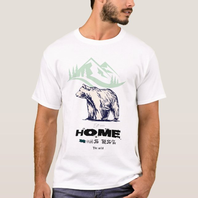 Papá Bear Camisas e Óculos de Sol - Único do Pai (Frente)