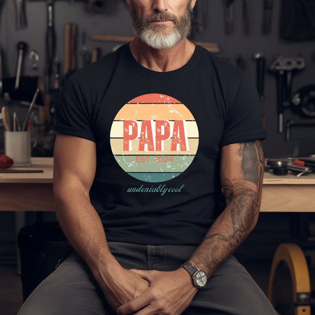 Papá, camiseta retrô-sol inegavelmente Legal (Criador carregado)