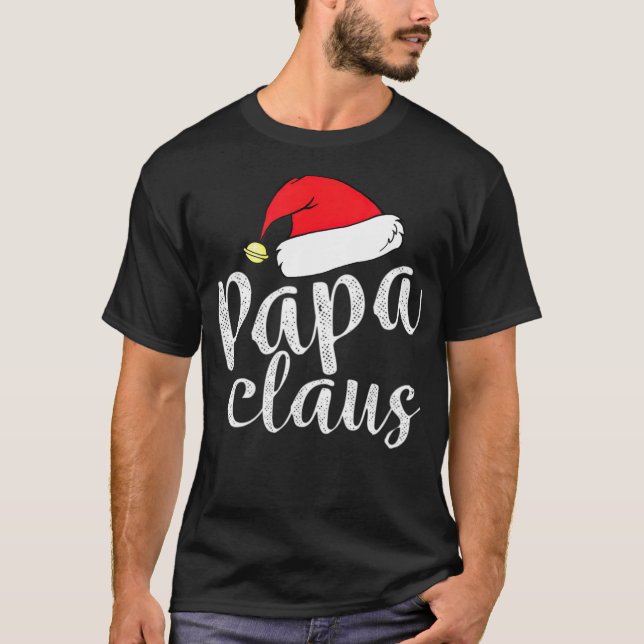 Papá Clause Vovô Natal Gift Camisa Christm (Frente)