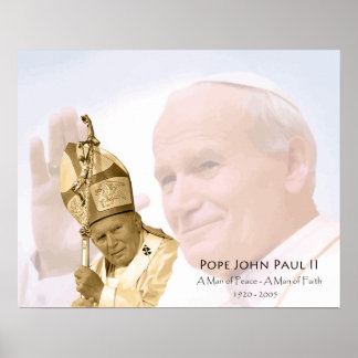 Papa João Paulo II Collage Poster