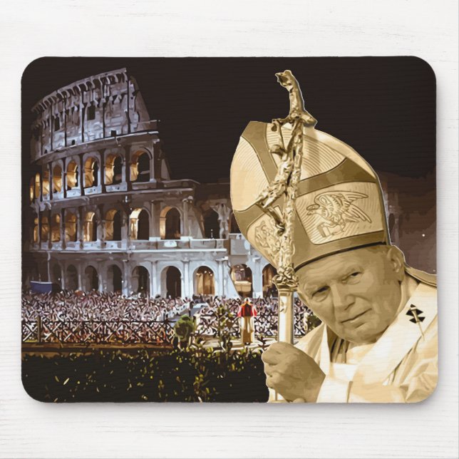 Papa João Paulo II que abençoa Mousepad (Frente)