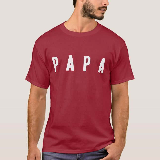 Papá / Pai / Pai - Camiseta Clássica (Frente)