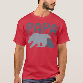 Papa Urso Camisa Papa De Um Presente 1