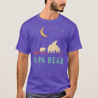 Papá Urso com 2 Cubs Camiseta Duas Vezes Abençoado