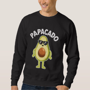 Papacado Camisa Homens Avocado Futuro Pai Gravidez