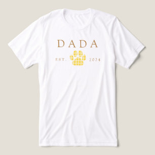 Papagaio Amarelo Dada Gingham Puppy Paw Aniversári