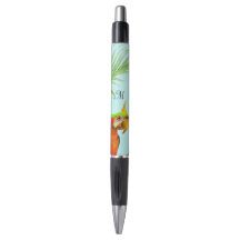 Papagaio Arara Multicolor Tropical & Caneta Monogr