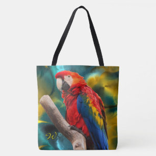 Papagaio Arte 1 Tote All-Over-Impressão