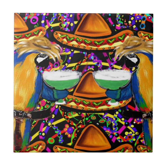 Papagaio de Festa Cinco De Mayo (Frente)