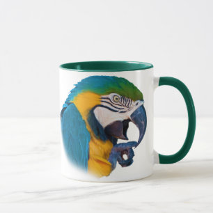 Papagaio do Macaw, caneca customizável