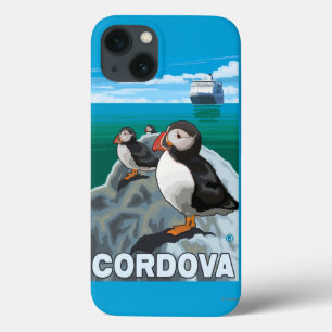 Papagaio-do-mar & navio de cruzeiros - Cordova,