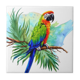 Papagaio Macaw Gerado por AI-Cute