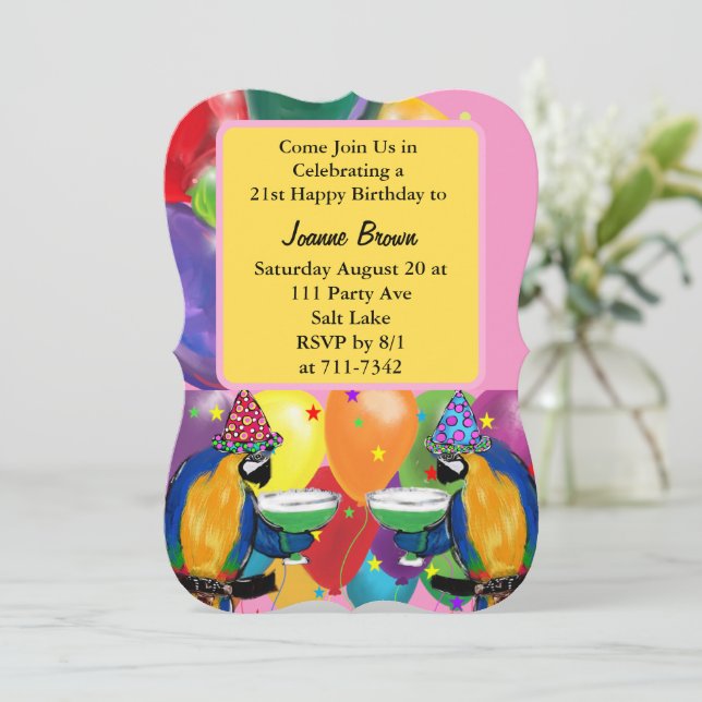 Papagaios de Festa (Em pé/Frente)