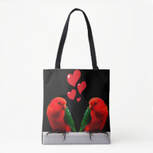 Papagaios no Amor Tote Bag