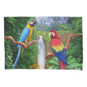 Papagaios tropicais do Macaw