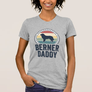 Papai Berner Vintage Pai de Cachorro Camisa Vector