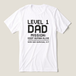 Papai Nível 1 Missão Manter Humano Vivo Gamer Dive