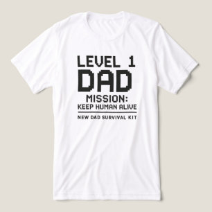 Papai Nível 1 Missão Manter Humano Vivo Gamer Dive