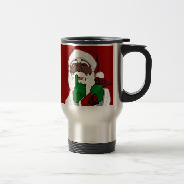 Papai noel Africano de Caneca de viagem de Café (Direita)
