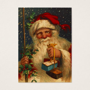 PAPAI NOEL ANTIGO NA TEMPESTADE DA NEVE COM O