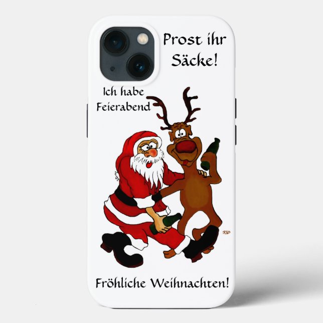 Papai Noel com alce (Verso)