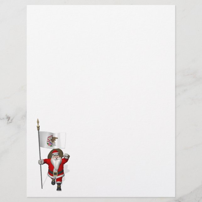 Papai Noel Com Alferes De Illinois (Frente)