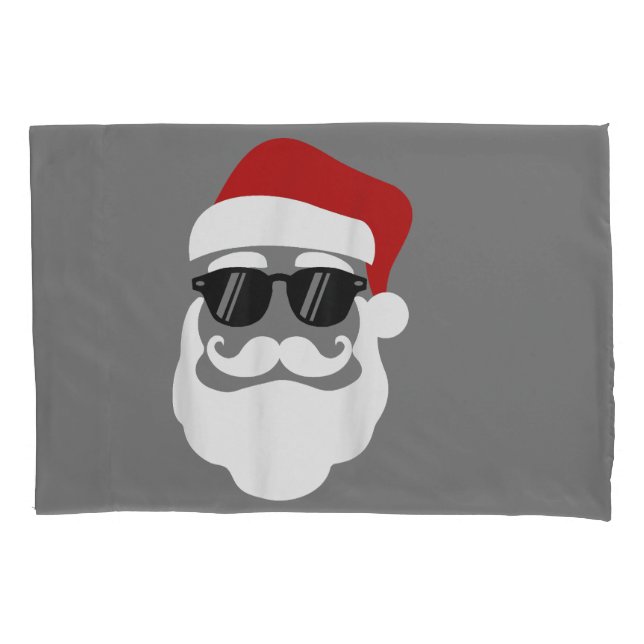 Papai Noel com óculos escuros Design de Natal engr (Frente)
