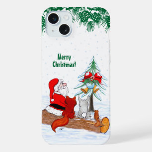 Papai Noel com Raposa e Esquilo do Coelho