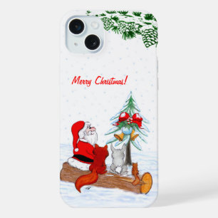 Papai Noel com Raposa e Esquilo do Coelho