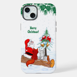 Papai Noel com Raposa e Esquilo do Coelho