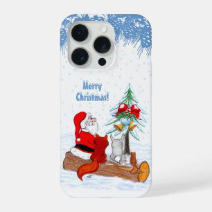 Papai Noel com Raposa e Esquilo do Coelho