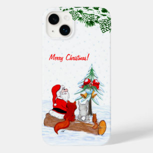Papai Noel com Raposa e Esquilo do Coelho