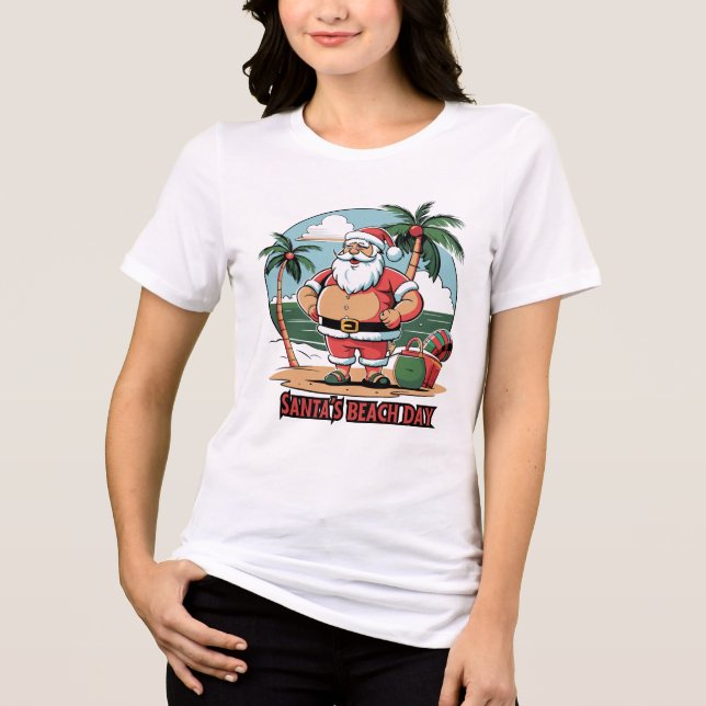 Papai Noel com um Toque – Dia de Praia (Frente)