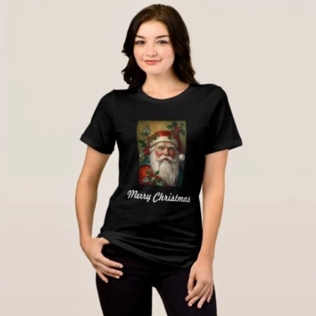 Papai Noel Com Visco (Comfy tri-blend women’s tee feminine fit, scoop neck, short sleeves, relaxed fit.  
)