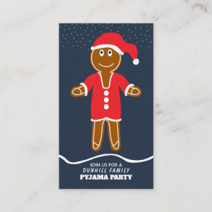 Papai Noel de Biscoito, Convite para Festa de Nata