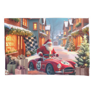 Papai Noel de corrida de férias
