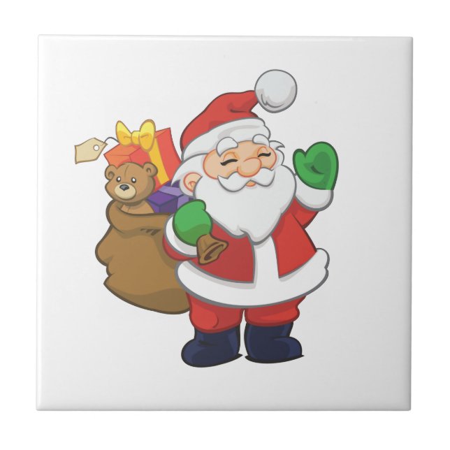 Papai Noel de Natal com Brinquedos (Frente)