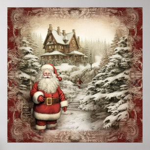 Papai noel de Natal Festivo Poster