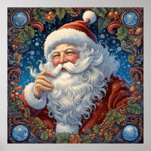Papai noel de Natal Festivo Poster