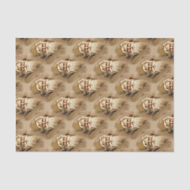 Papai Noel do Velho Mundo - Papel Tecidual (Frente )