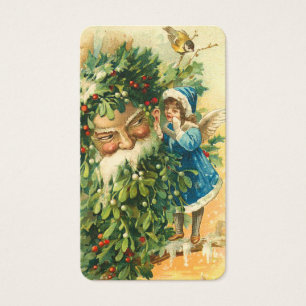 Papai noel do Victorian & cumprimentos de Fae mini