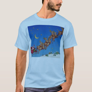 Papai noel e camisa da rena