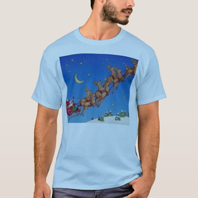 Papai noel e camisa da rena (Frente)