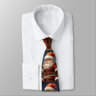 Papai Noel e Gravata de Natal
